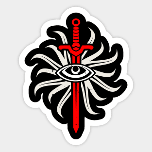 sword Dragon Age Sticker